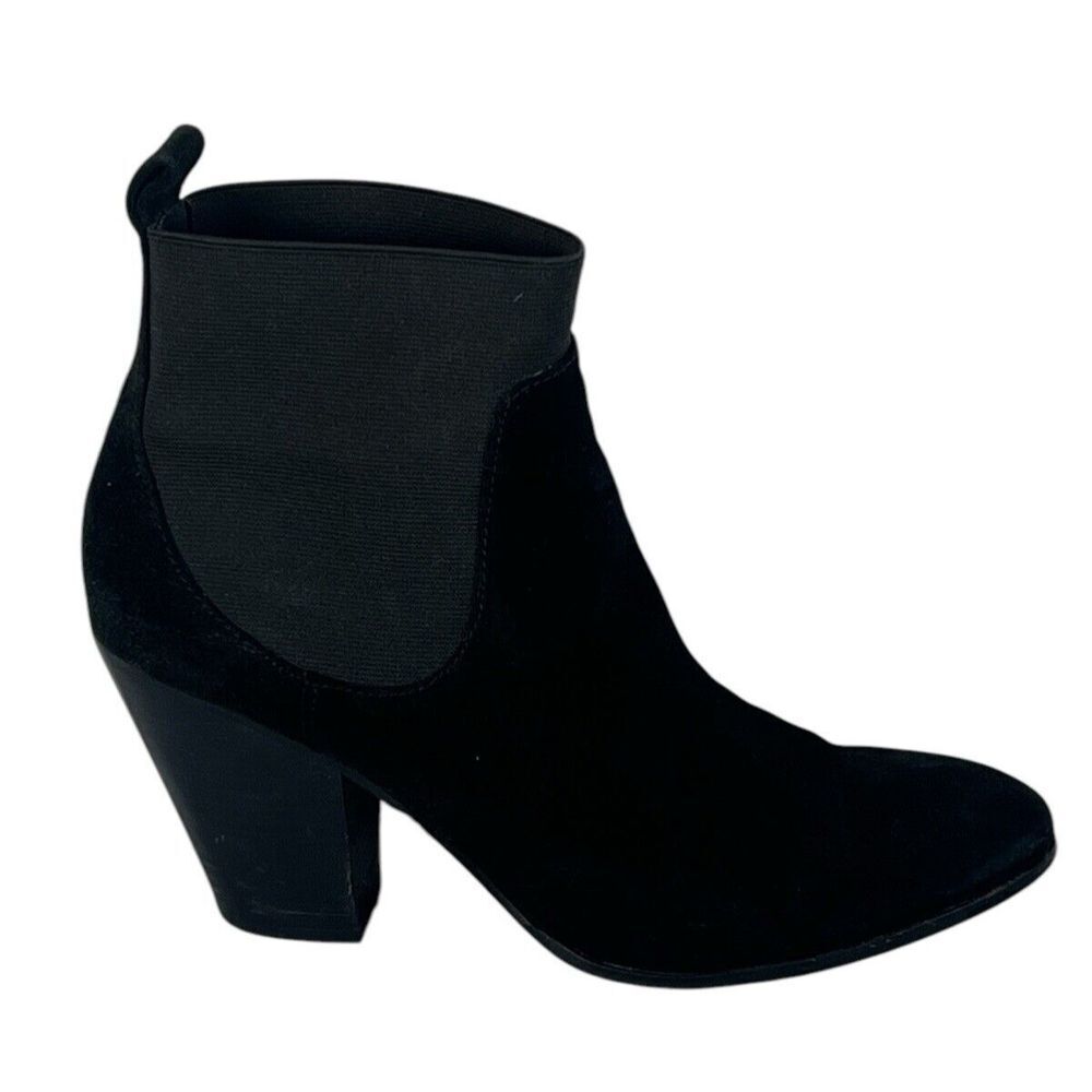 Victoria Secret suede‎ pull on ankle booties sz 9B